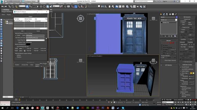 Урок 3ds max. Моделируем Tardis смотреть онлайн