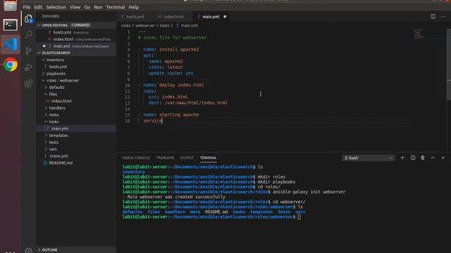 How to deploy apache Web server on GCP compute engine VM using an Ansible Role смотреть онлайн