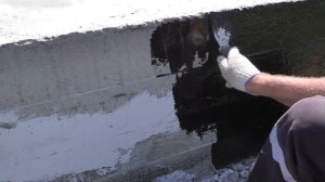 Гидроизоляция фундамента. Как наносить битумную мастику. Защита фундамента.