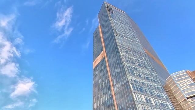 Алматы. Esentai Tower — высотное здание на проспекте Аль-Фараби (Insta360 ONE X2) смотреть онлайн