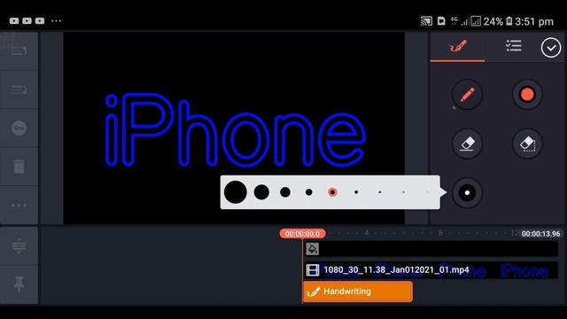 How to make iPhone color text effect edit in kinemaster | Animation in kinemaster text effects. смотреть онлайн
