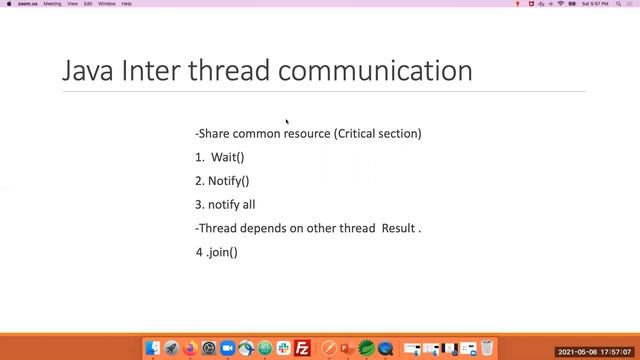 Java inter thread communication смотреть онлайн