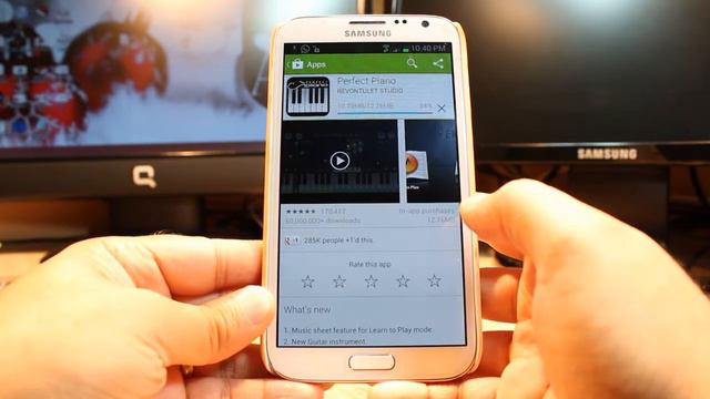 Perfect Piano install to Samsung Galaxy Note 2, S2, S3, S4 смотреть онлайн