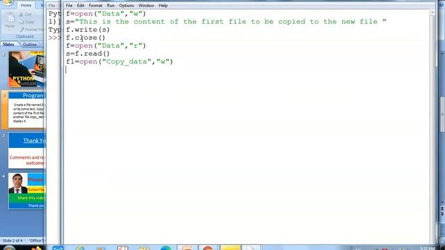Python Data File Handling | Copy one file Content to another file | Ashraf Jamal смотреть онлайн