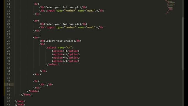 A Simple Calculator using HTML and PHP смотреть онлайн