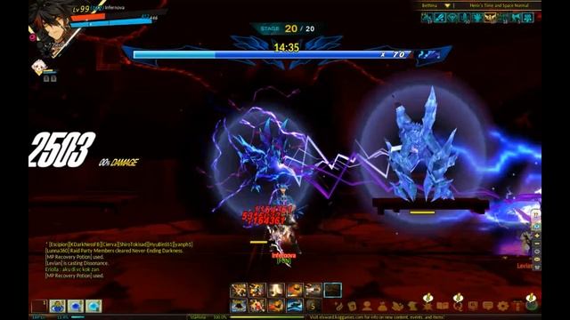 [Elsword INT] How to clear new Henir's Time and Space [Normal Mode] with low gears смотреть онлайн