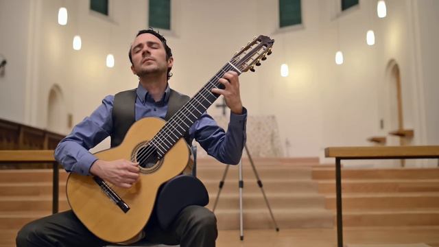 J.S. Bach - Allegro from Violin Sonata no. 2 BWV 1003. Drew Henderson, 8-string Guitar смотреть онлайн