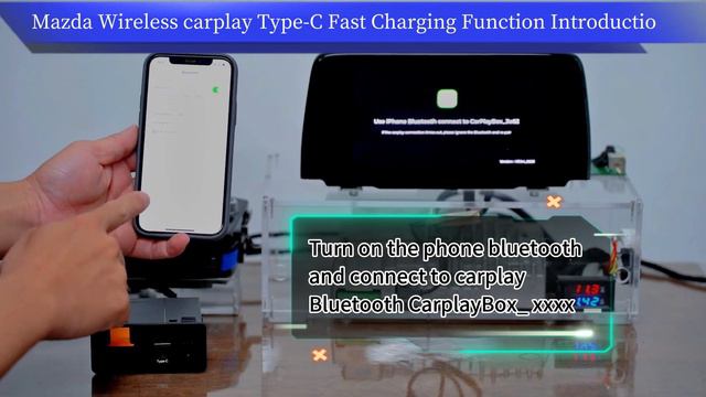 TYPE-C Mazda Wireless Apple CarPlay OEM Retrofit USB Kit For Mazda 2 3 6 CX3 CX5 CX8 CX9 MX5 Miata