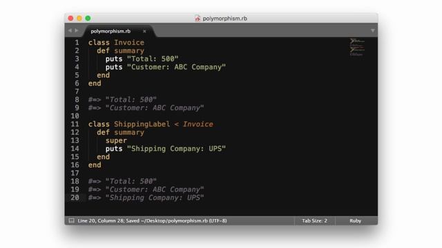 Polymorphism Tutorial смотреть онлайн