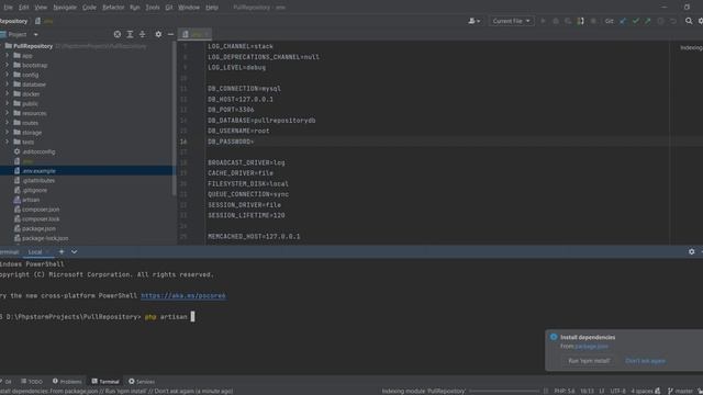 28 Laravel Pull Project Repository Using Git terminal CMD Admin Dashboard смотреть онлайн