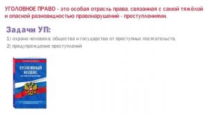 Уголовно-правовые отношения ? Обществознание 9 класс