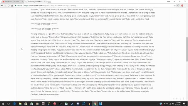 Let's Read The Grimm Girl Chapters 5 & 6 (RWBY FANFIC) смотреть онлайн