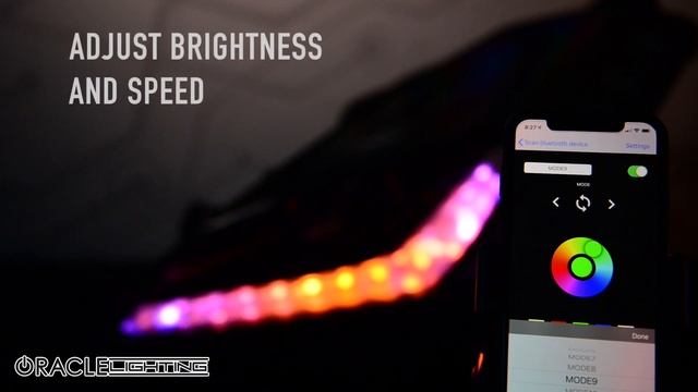 Corvette C7 Dynamic ColorSHIFT DRL Headlight Conversion Kit w/ Turn Signals for ORACLE Lighting смотреть онлайн