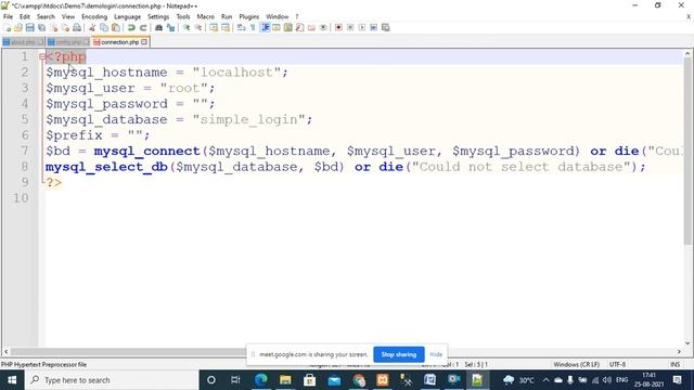 How to create Login Page in PHP смотреть онлайн
