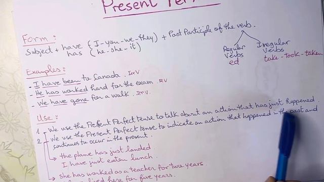 Everything you need to know about The Present Perfect Tense смотреть онлайн