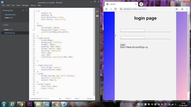 Complete Resonpsive Modern Login page p-1 смотреть онлайн