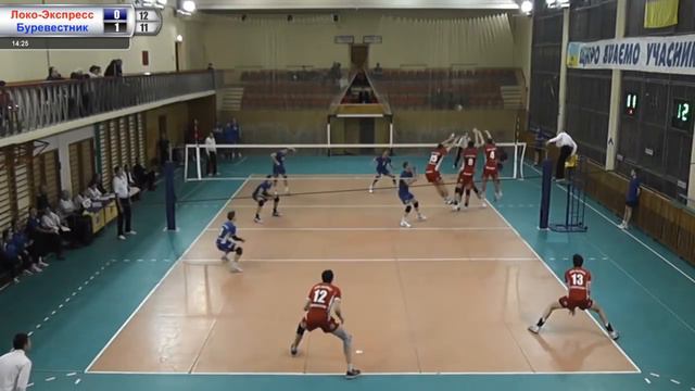 Локо-Экспресс - Буревестник. ЧУ. Волейбол. Мужчины. 12-й тур. 1-й день смотреть онлайн