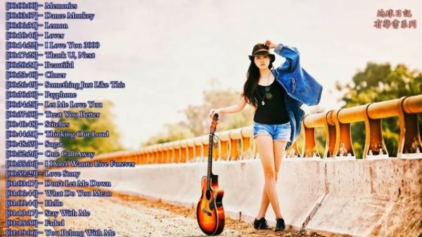 Guitar Covers Of Popular Songs 吉他音樂 吉他流行樂 Dance Monkey Memories Something Just Like This Memories