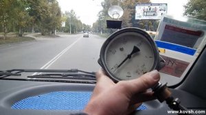 Проверка давления турбонаддува манометром в движении