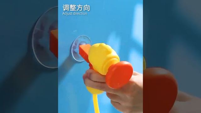 CB978034 Electric cute duck water outlet spray rotating ball baby shower bath set смотреть онлайн