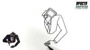 Как нарисовать сломанный Камерамен