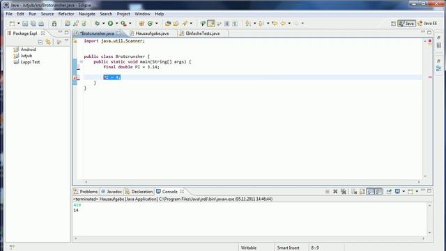 Java Tutorial 15 - final смотреть онлайн