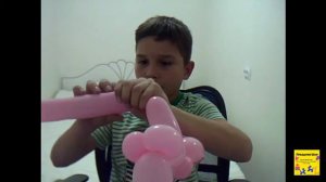 Как сделать единорога из воздушных шаров.