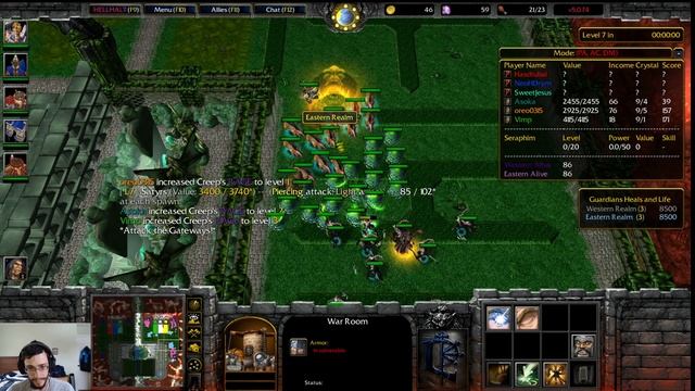 Warcraft 3 Classic: HellHalt TD Competitive #74 - YIKES it's Brotha VIMP!!!!! смотреть онлайн