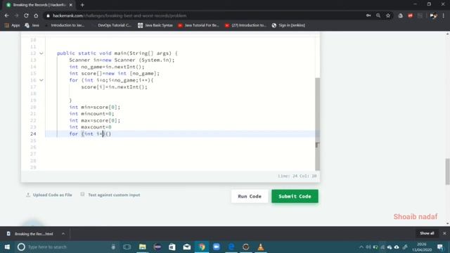 Breaking Best and Worst record Hacker rank Java Solution смотреть онлайн