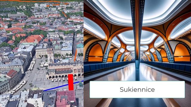 Krakow metro. Line 2. Poland. Artistic Fantasy. смотреть онлайн