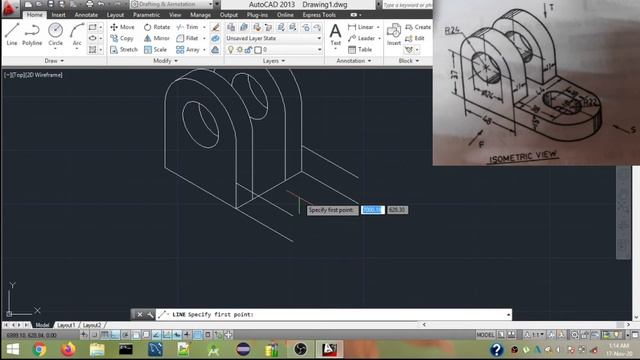 How to do Isometric drawing in AutoCAD смотреть онлайн