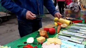 СУПЕР НОЖ - ИНСТРУКЦИЯ! Универсальный нож для овощей и фруктов!