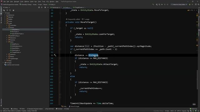 Рефакторинг c# кода тестового задания. Код ревью unity3D смотреть онлайн