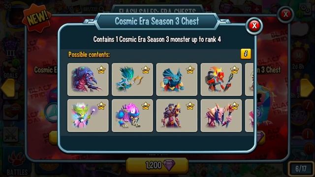 COSMICS FOR 600 GEMS?! | COSMIC ERA SEASON CHESTS - WHICH ONE TO BUY | MONSTER LEGENDS BLACK FRIDAY смотреть онлайн