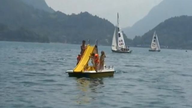 Озеро Ледро. Тренировки на катамаранах. смотреть онлайн