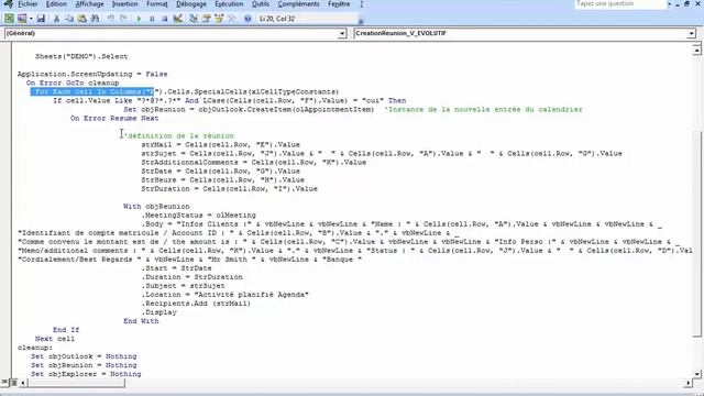Excel 2010 : Comment envoyer une réunion personnalisée via Excel VBA sur Outlook 2010 en moins de 5 смотреть онлайн