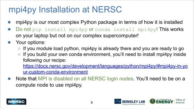 12 Python at NERSC смотреть онлайн