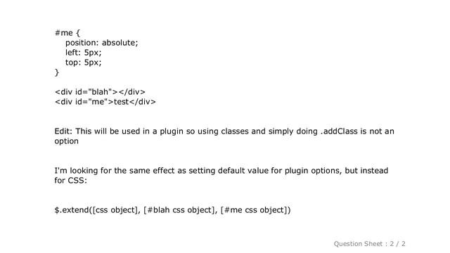 HTML : Inherit/Extend CSS properties onto another element смотреть онлайн