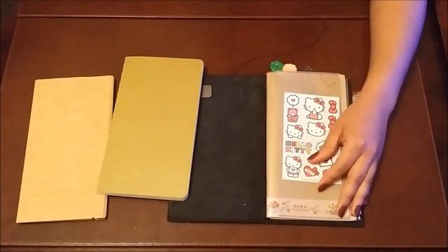 Moleskine Chapters Journal and Midori Traveler's Notebook смотреть онлайн
