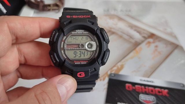 Морские Casio G-Shock G-9100 Gulfman - доступные Master Of G, нет Mudman?moon phase тactical watch смотреть онлайн