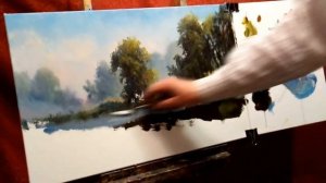 #20 Как нарисовать ПЕЙЗАЖ ЗА 2 ЧАСА | Бельчев Андрей