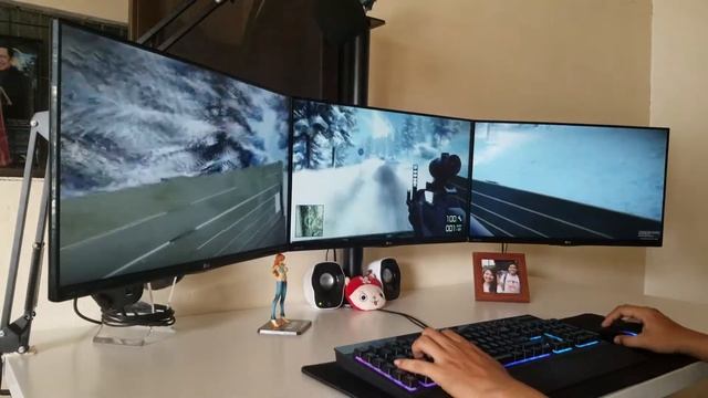 Battlefied 2 Triple Monitor Gameplay on GTX 1050 (60 FPS & 70C Temp) смотреть онлайн
