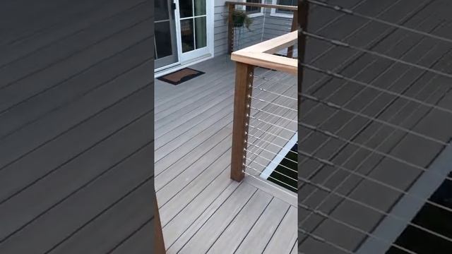 Терраса с дерева махагони и ПВС доски. смотреть онлайн