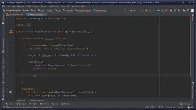 ( clase 8 ) Solucion Cambio de Imagen CURSO Android con Java y Kotlin 2019 смотреть онлайн