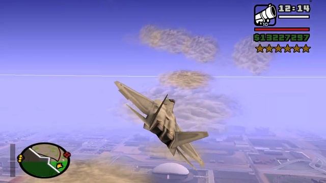 GTA SA. Lockheed YF-22 - Advanced Tactical Fighter - (MOD) смотреть онлайн