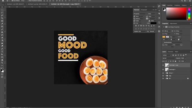 Social Media Post | Adobe Photoshop CC 2020 | Egg смотреть онлайн