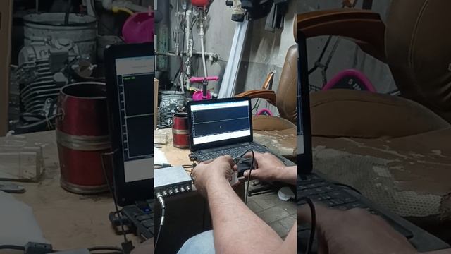 не рабочий датчик детонации. рваный сигнал пьезо элимента. смотреть онлайн