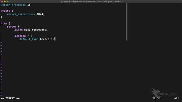 Hello World HTTP Example in OpenResty/Nginx смотреть онлайн