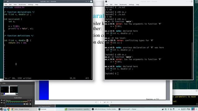 C Programming: Functions, part 2 смотреть онлайн
