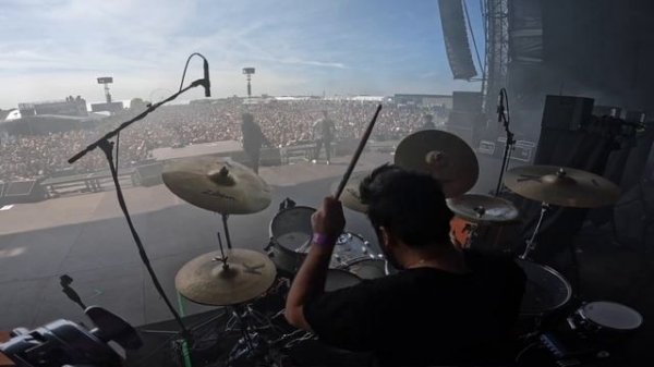 Connor Denis | Beartooth | The Lines | Live Drum Cam (Graspop)